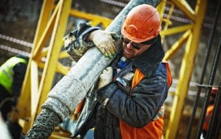 injured construction worker